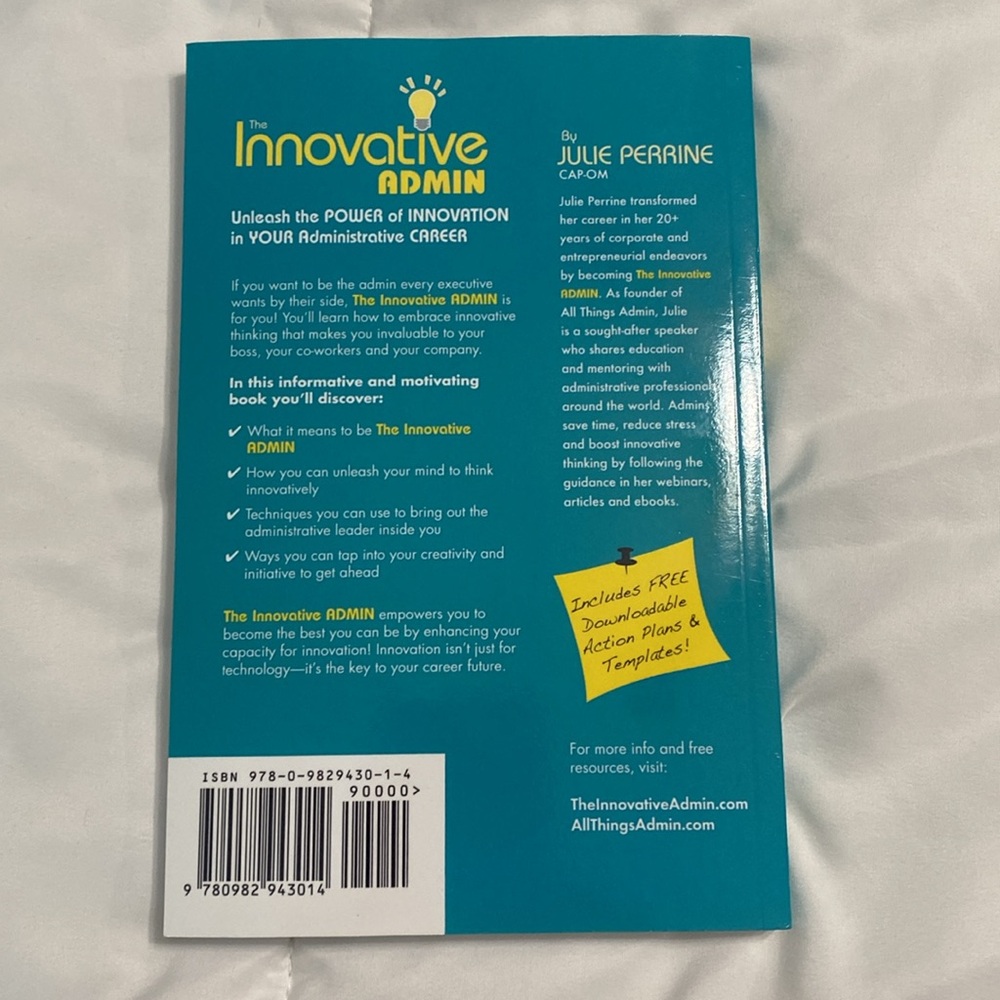 The Innovative Admin Book - Picture 2 of 5